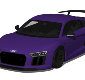 奥迪R8汽车精品模型