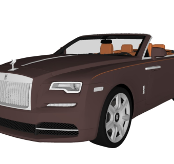 Rolls劳斯莱斯敞篷汽车精品模型