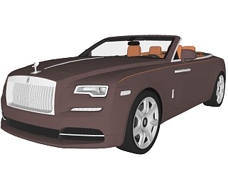 Rolls<em>劳斯莱斯</em>敞篷汽车精品模型
