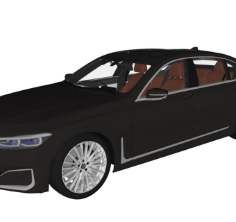 宝马740汽车精品模型