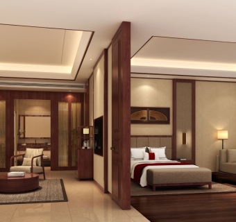 民宿客房，酒店客房，大床房，网红酒店客房，特色客房，床，豪华大床房，酒店套房，客房起居室，豪华酒店，酒店卫生间