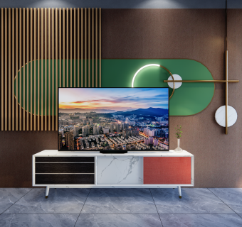 现代轻奢电视背景 电视柜组合