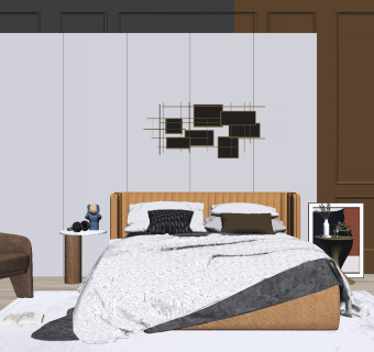 北欧风格家居卧室