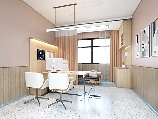 现代风 医院 医疗诊室 SU模型