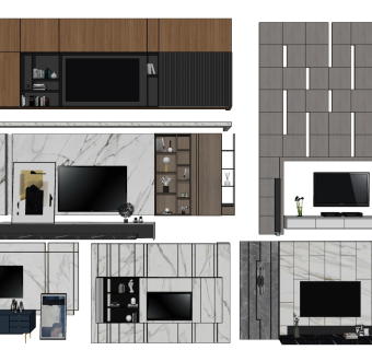 电视背景装饰墙