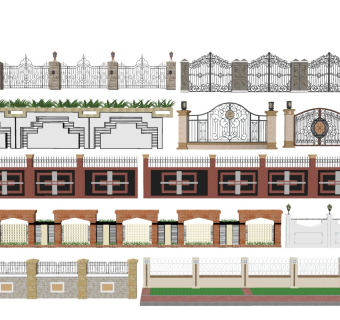 护栏栏杆 围栏围墙
