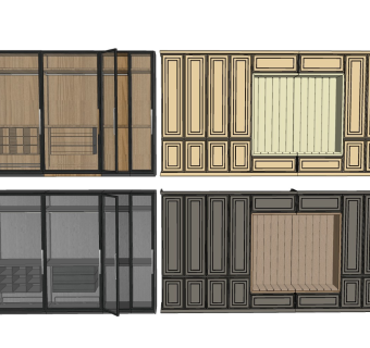 玻璃衣柜 衣帽间