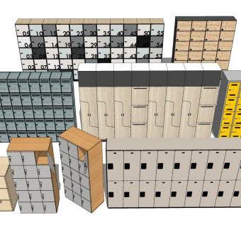 超市行李储物柜