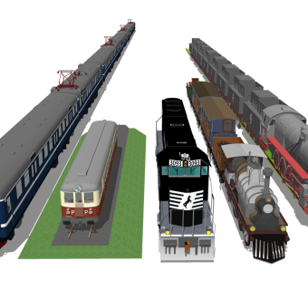 火车列车 轨道车