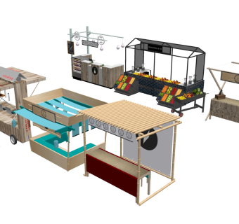移动店面 商铺摊位