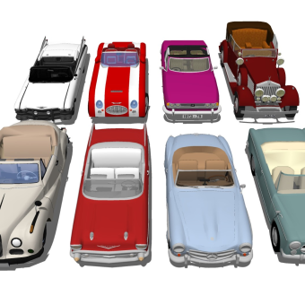 敞篷跑车 复古汽车