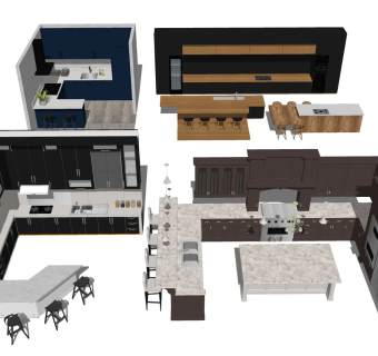 简约开放式厨房