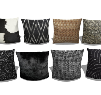 深色系抱枕枕头