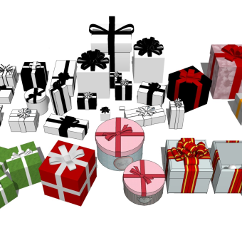 礼物包装装饰盒