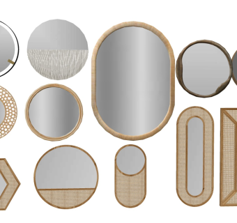 化妆镜 装饰镜 浴室镜