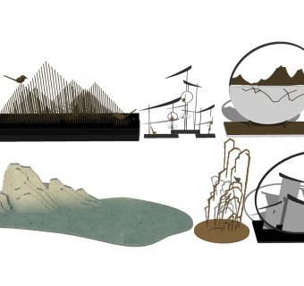 中式桌面装饰摆件