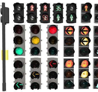 信号灯 交通指示灯