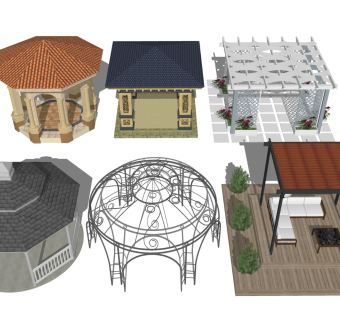 欧式凉亭 休息亭子