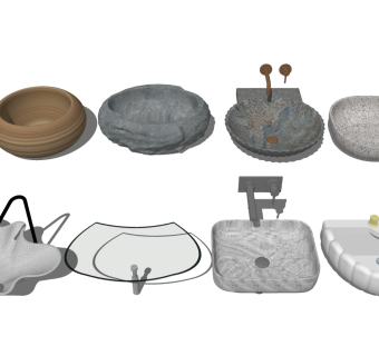 石头洗手池 洗漱台