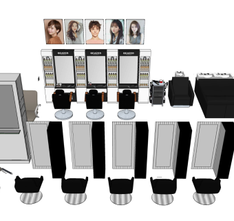 理发店 美发器材