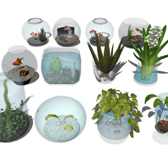 玻璃鱼缸 水族箱