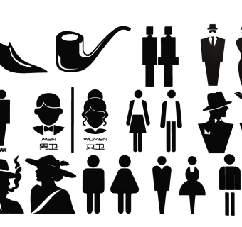 厕所指示牌 标识导视牌