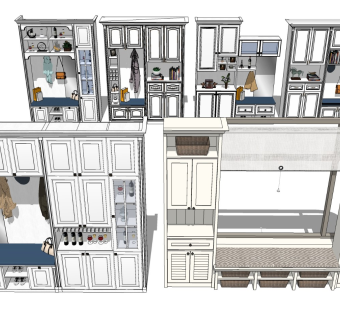 定制欧式鞋柜 入户柜