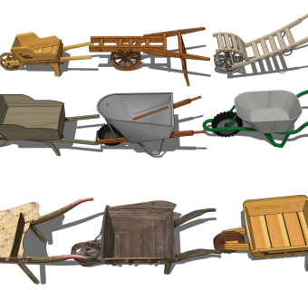 独轮车 工地推车