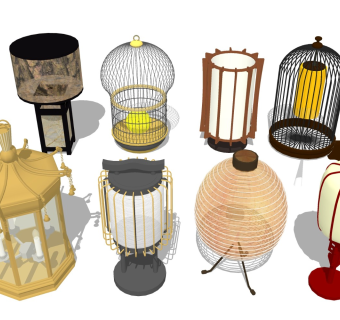 中式台灯 床头灯