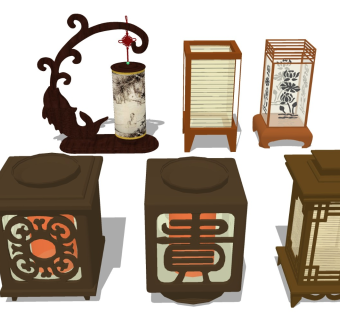 中式台灯 庭院景观灯