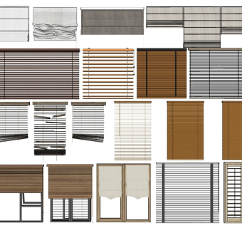 折叠百叶窗 卷拉帘