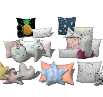 儿童枕头 抱枕组合