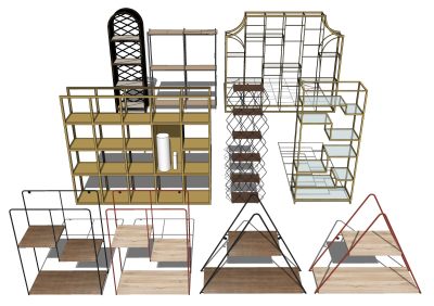 展示铁架 收纳架