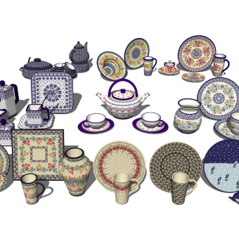 花纹餐具 盘碟组合