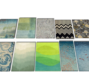 渐变地毯 花纹地垫