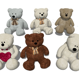 毛绒熊 布偶玩具