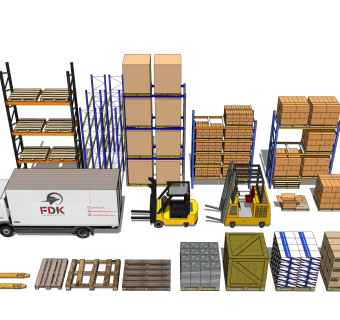 货运物流 货车货箱