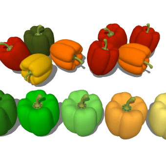 甜椒彩椒 辣椒蔬菜