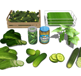 黄瓜青瓜 水果蔬菜