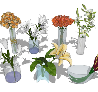 百合花 花束鲜花