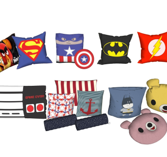 卡通抱枕 儿童枕头