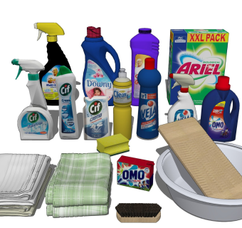 清洁用具 洗洁剂抹布