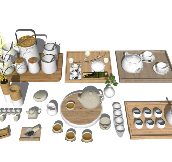 中式茶具 茶壶茶盘