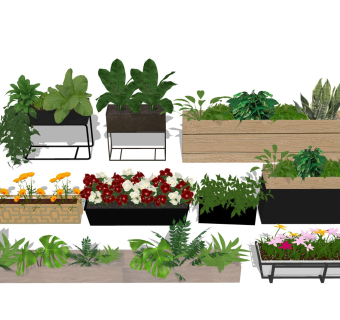 户外花箱 绿植花钵