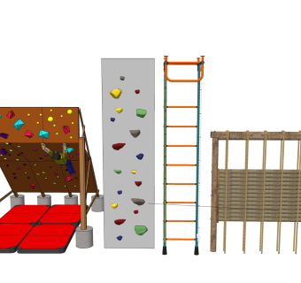 攀岩运动 儿童攀爬