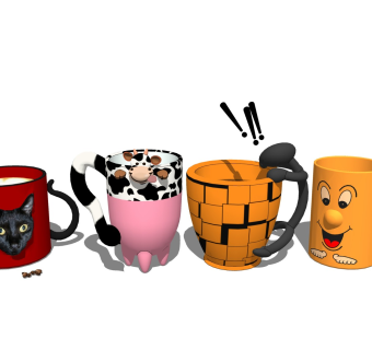 卡通马克杯 陶瓷杯水杯