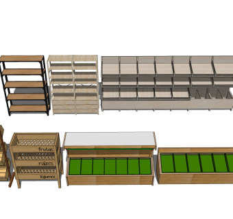 超市货架 蔬菜水果架