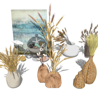 稻穗麦穗 花瓶干花