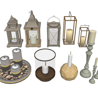 装饰蜡烛 烛台支架