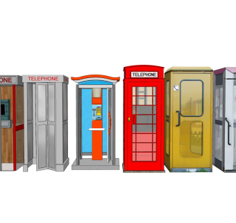 电话亭 公共电话